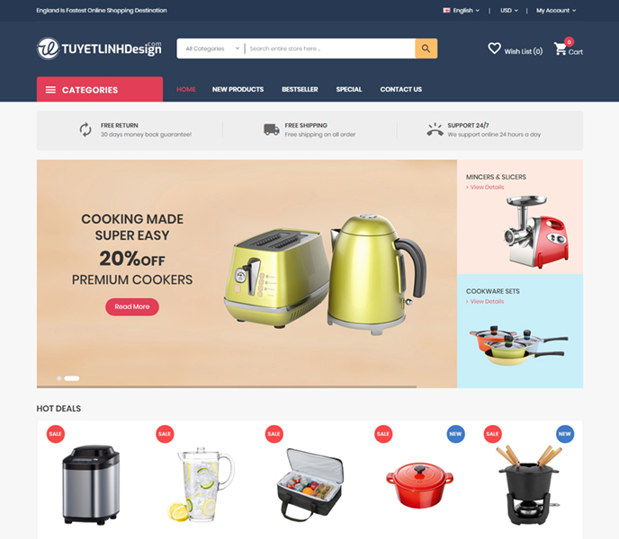Mẫu website thương mại điện tử - WDTMDT - 16